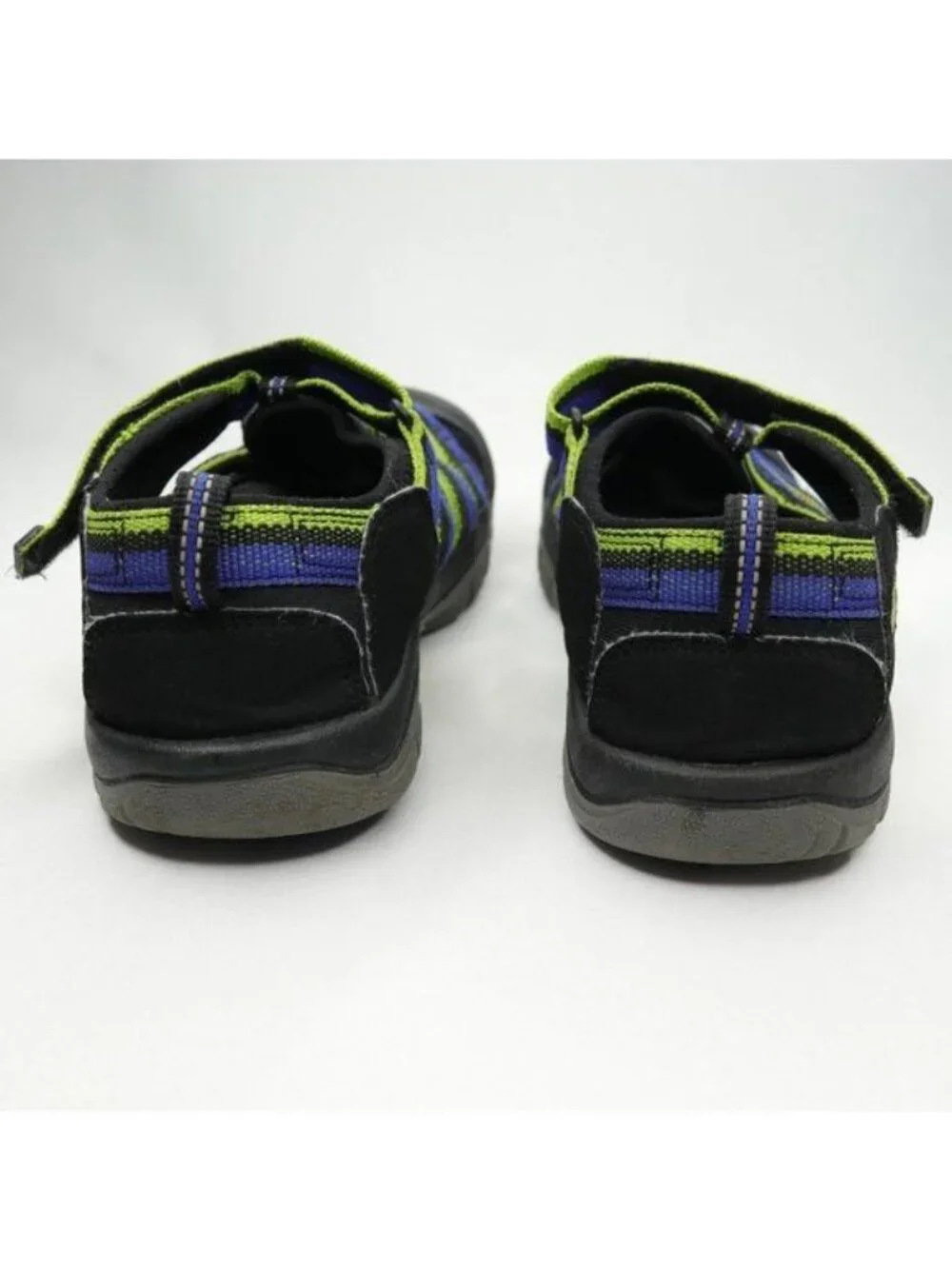 Keen Newport H2 Kids Size 5 Blue Green Slip On Waterproof Fisherman Sandals